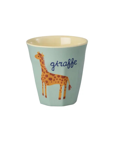 rice Melamin Kinderbecher mit ABC Print 6er Pack - 160ml