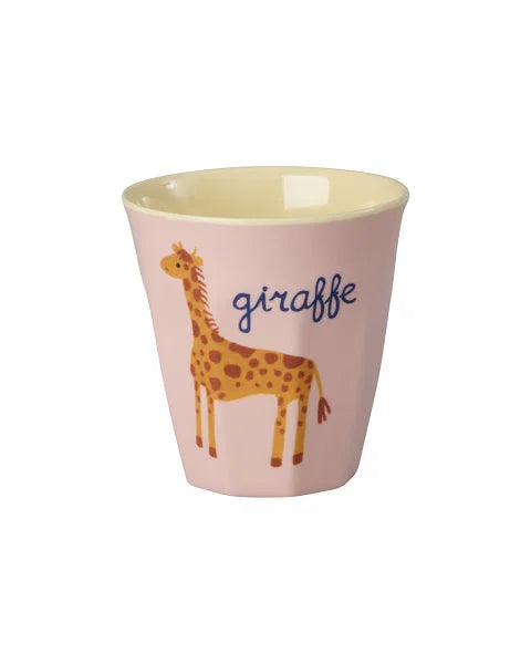 rice Melamin Kinderbecher mit ABC Print 6er Pack - 160ml