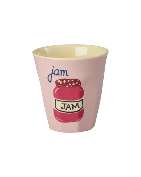 rice Melamin Kinderbecher mit ABC Print 6er Pack - 160ml
