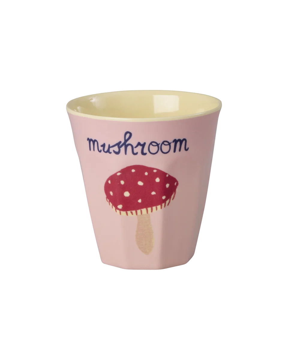 rice Melamin Kinderbecher mit ABC Print 6er Pack - 160ml