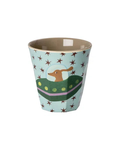 rice Melamin Becher 250ml - Dogs in Space - 6-er Pack