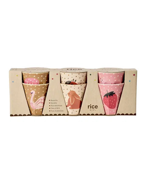 rice Melamin Becher 250ml - Fairytale - 6-er Pack