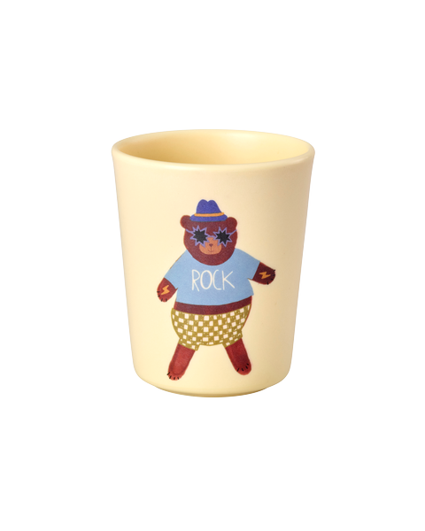 rice Melamin-Kinderbecher Matt mit Bärenmotiv - 150ml