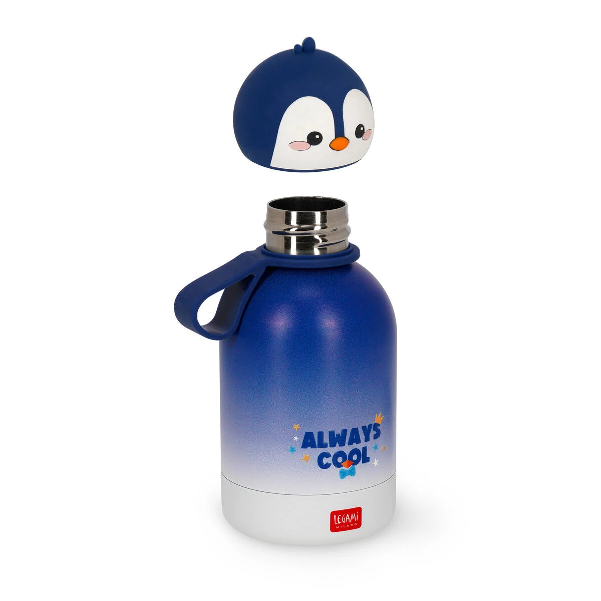 Legami Thermoflasche für Kinder - Pinguin - Hot&Cold BFF