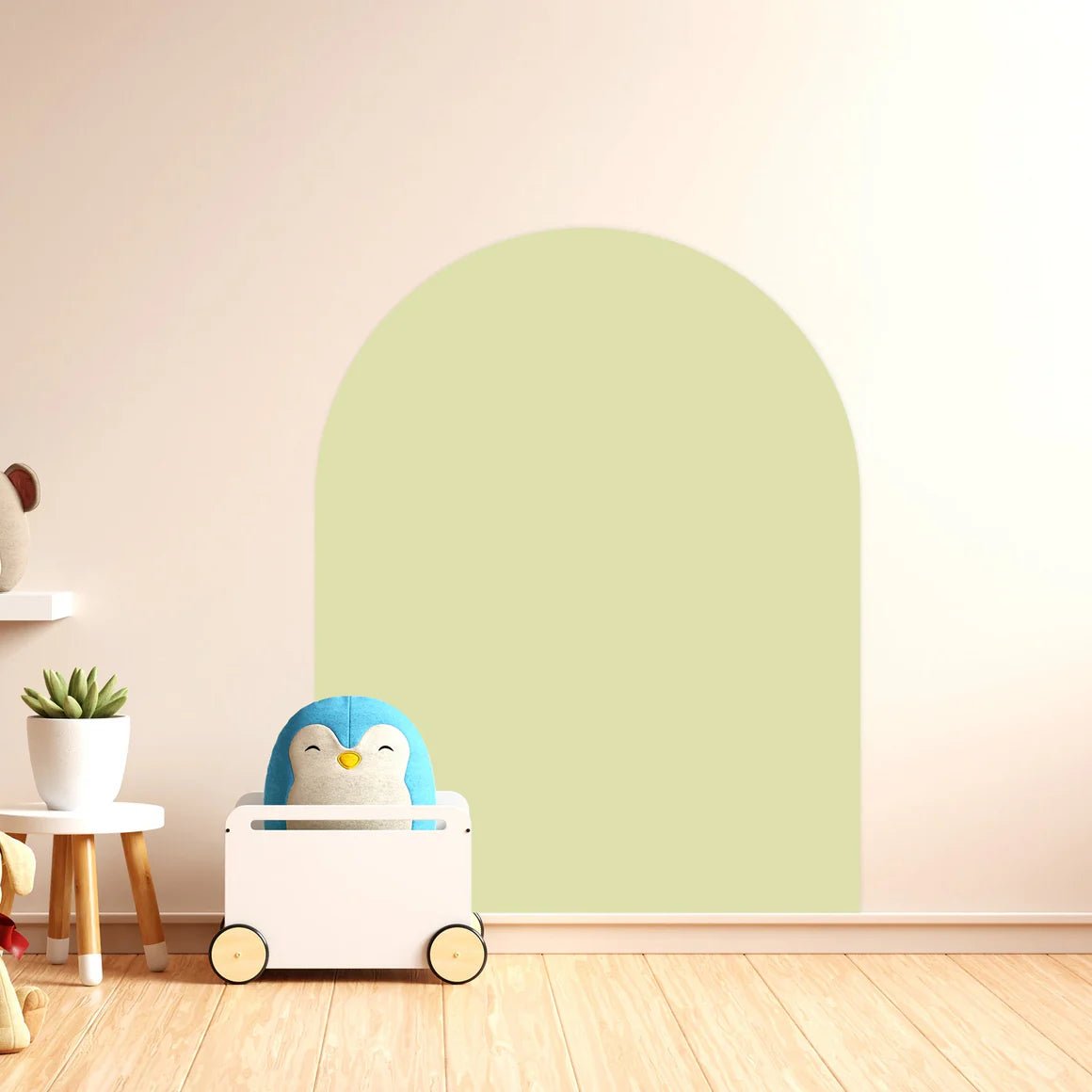 Cleverclixx Magnetic Wall Sticker 95x75cm - soft olive