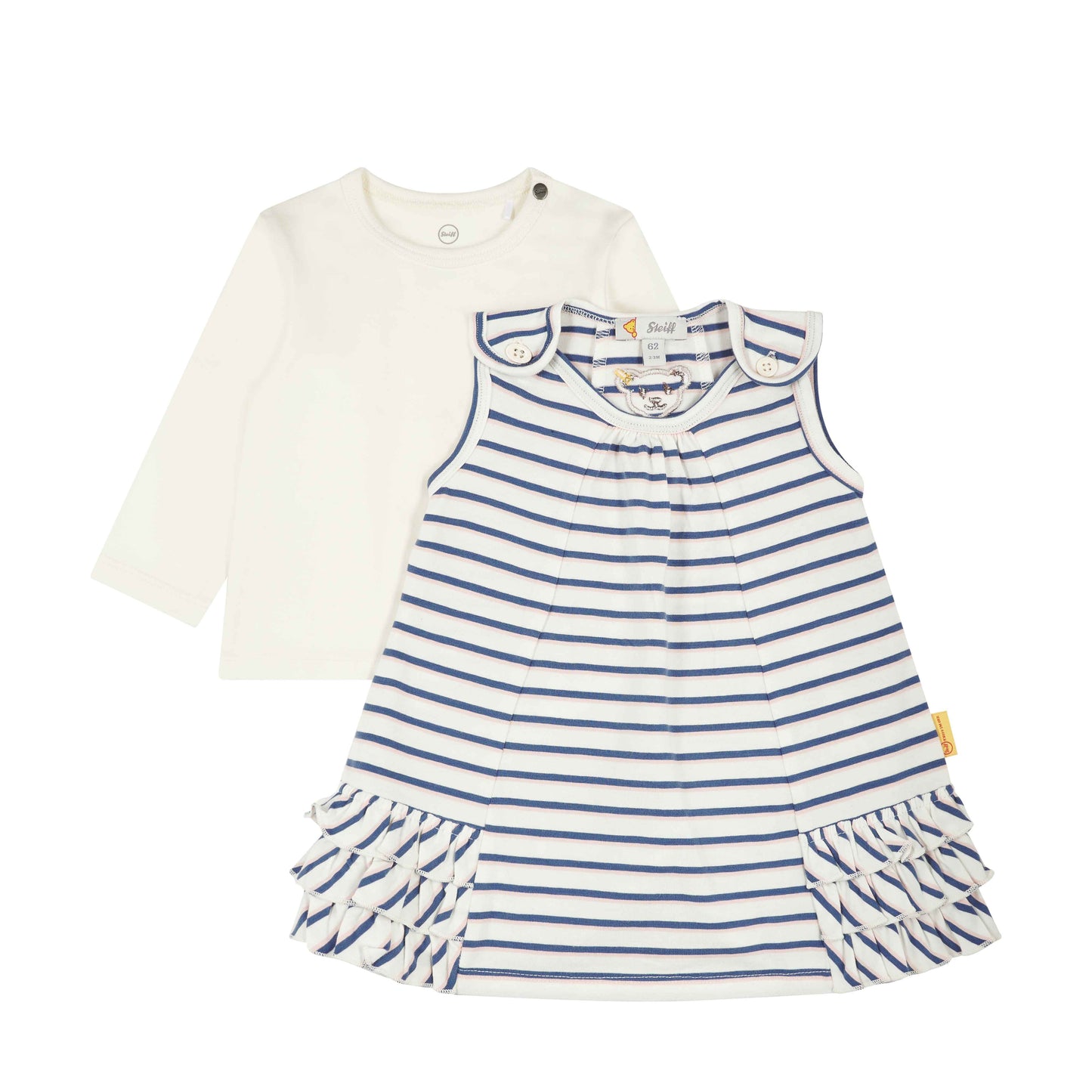 Steiff Set Kleid + T-Shirt langarm