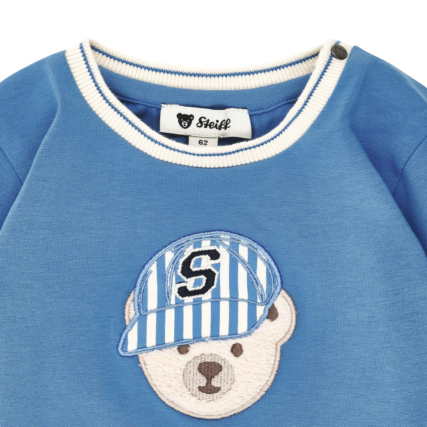Steiff Langarmshirt Cap gestreift
