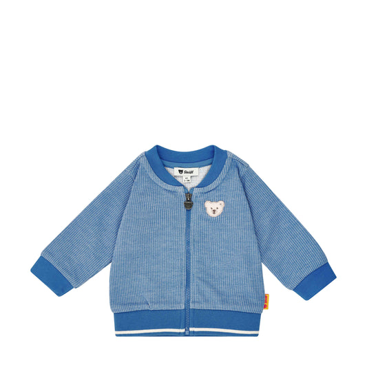 Steiff Sweatjacke gestreift
