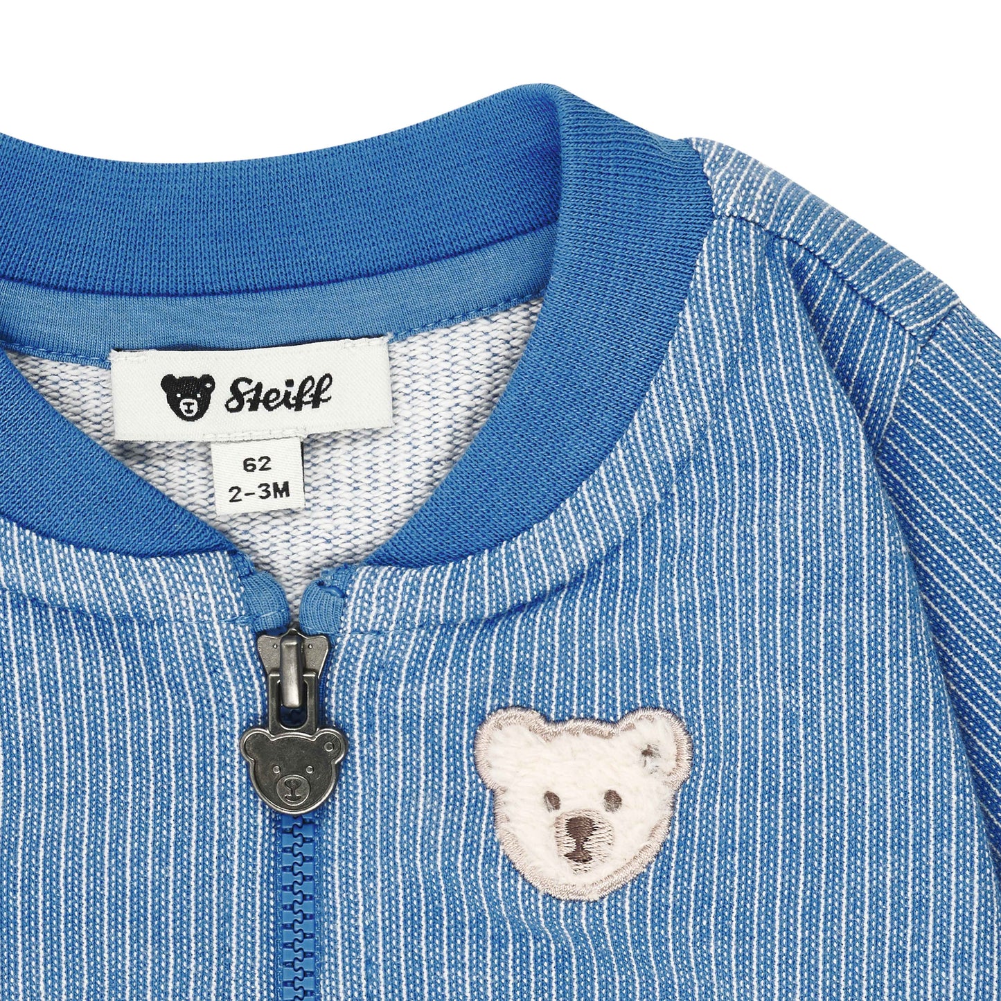 Steiff Sweatjacke gestreift
