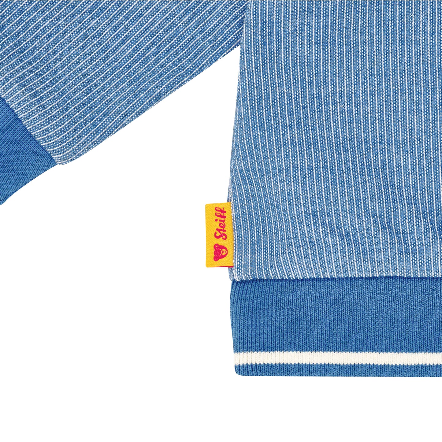 Steiff Sweatjacke gestreift