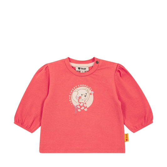 Steiff Langarmshirt I love sweet cherries