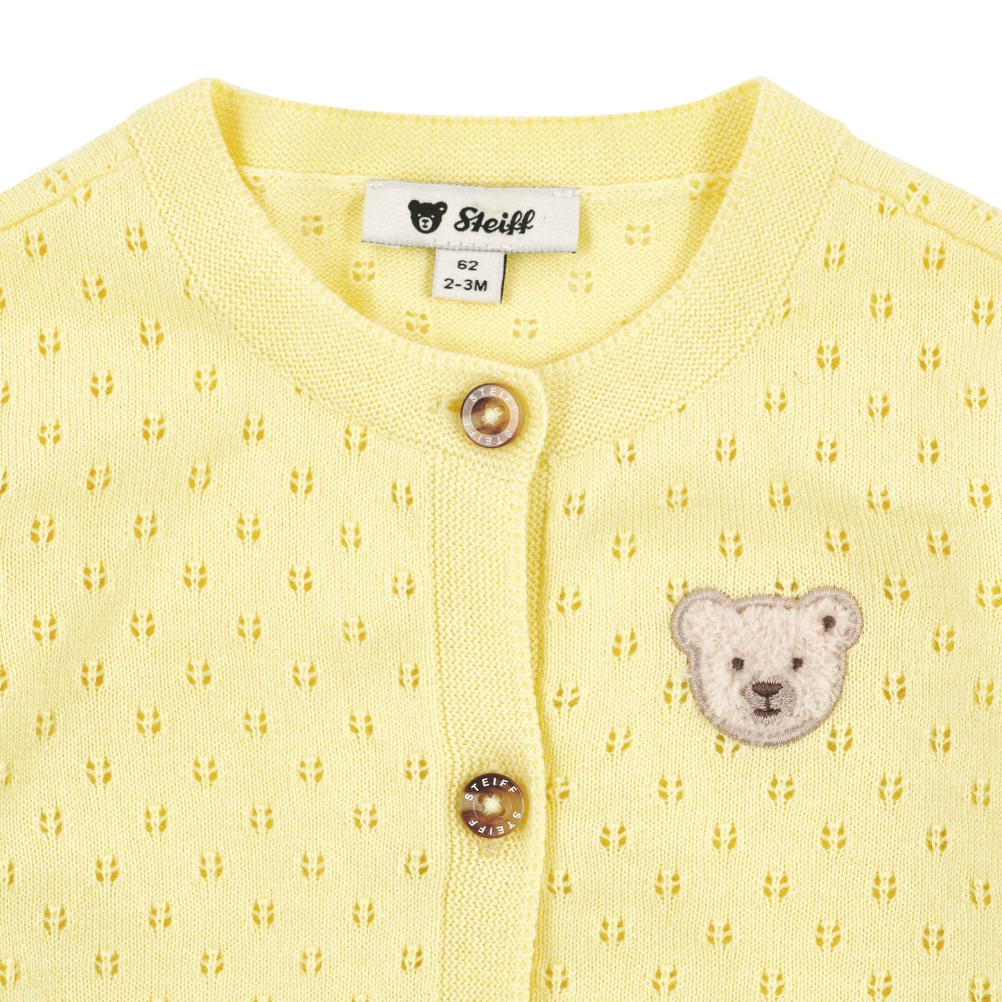 Steiff Strickjacke gelb