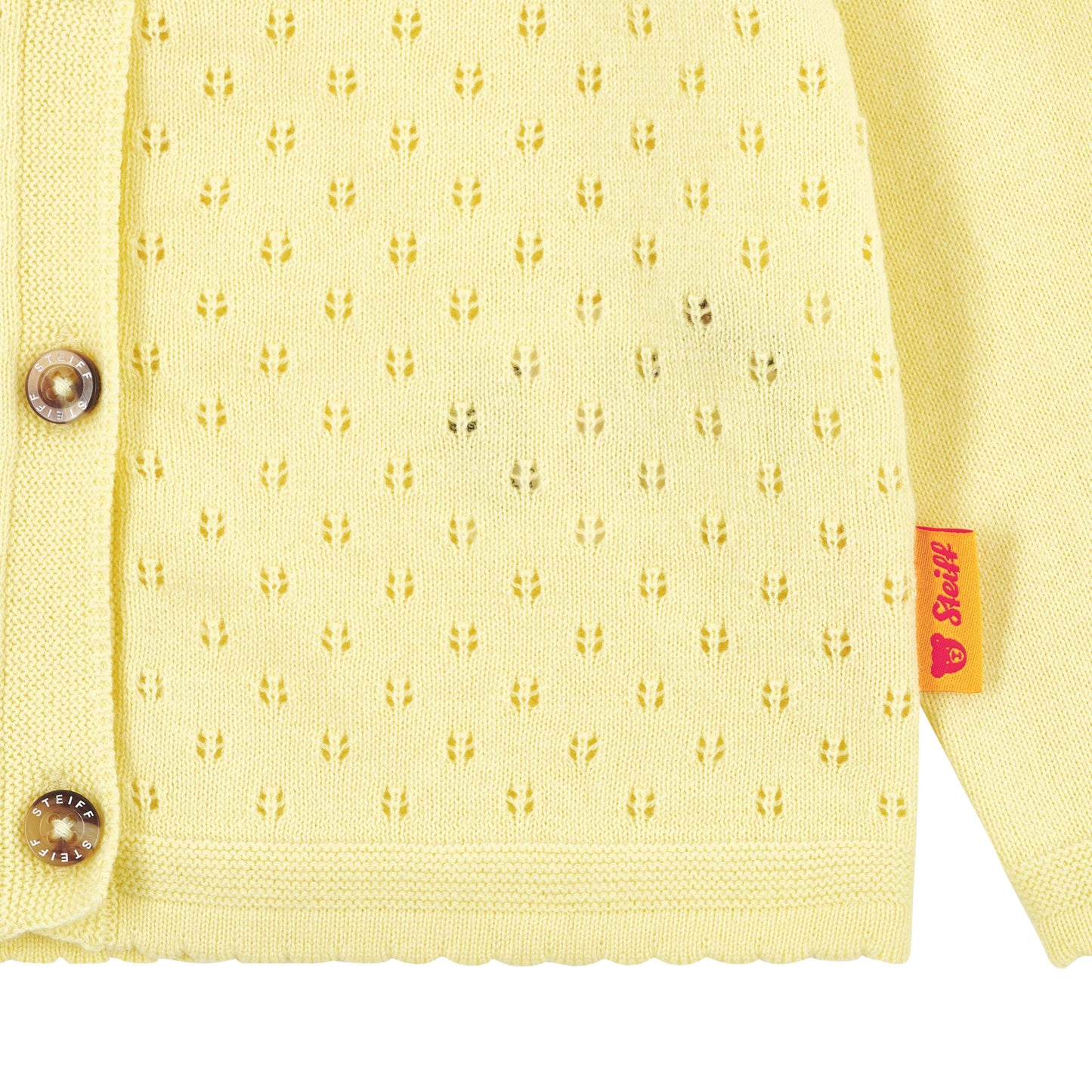 Steiff Strickjacke gelb