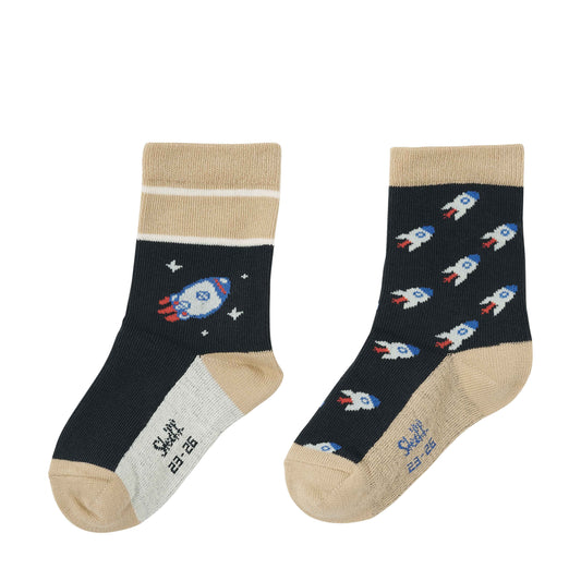 Steiff Socken 2er Pack GOTS Raketen