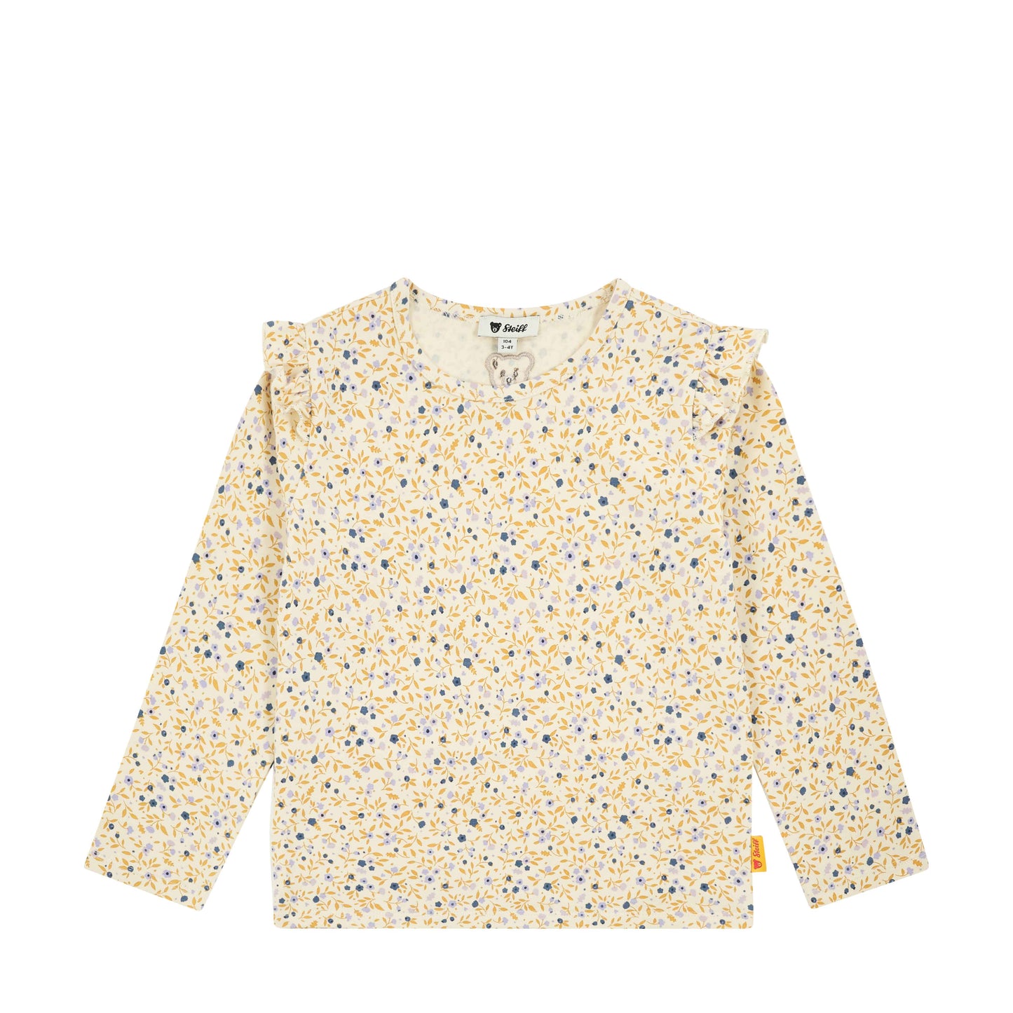 Steiff T-Shirt Langarm Blumen