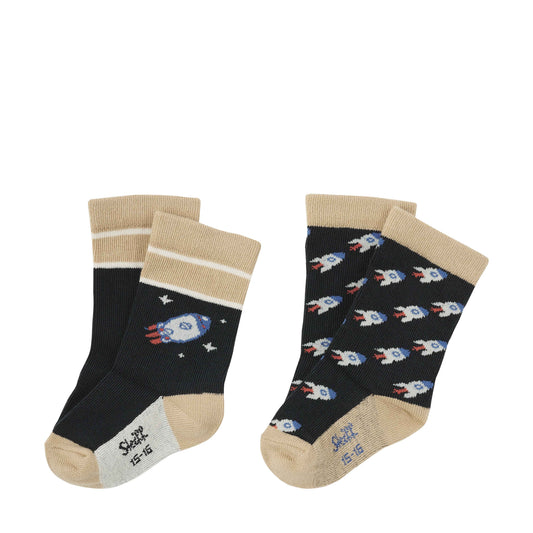 Steiff Socken 2er Pack GOTS Raketen