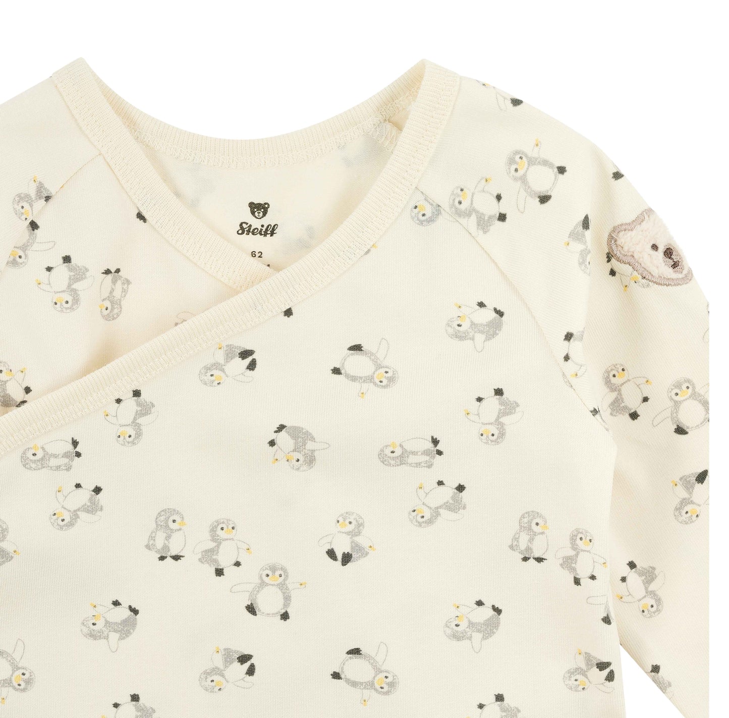 Steiff Wickelbody Langarm Pinguin