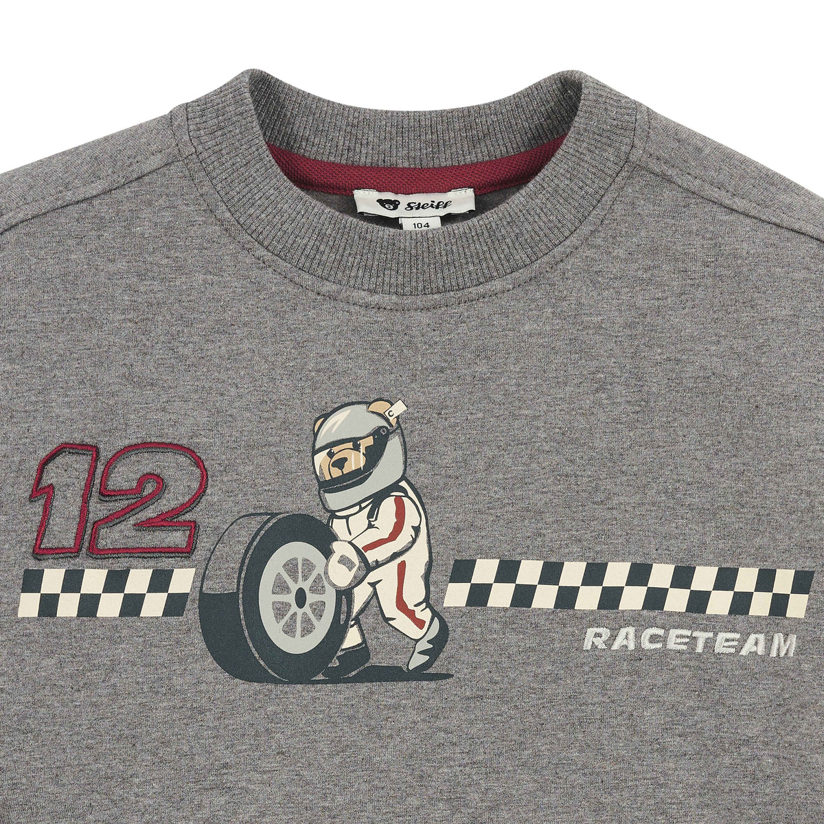Steiff Sweatshirt Rennfahrer
