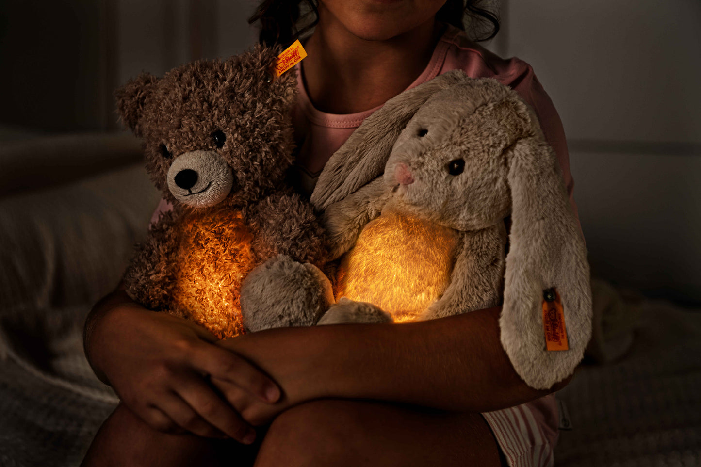 Steiff Teddybär Caspar 28cm Licht