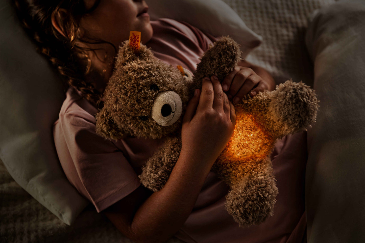 Steiff Teddybär Caspar 28cm Licht