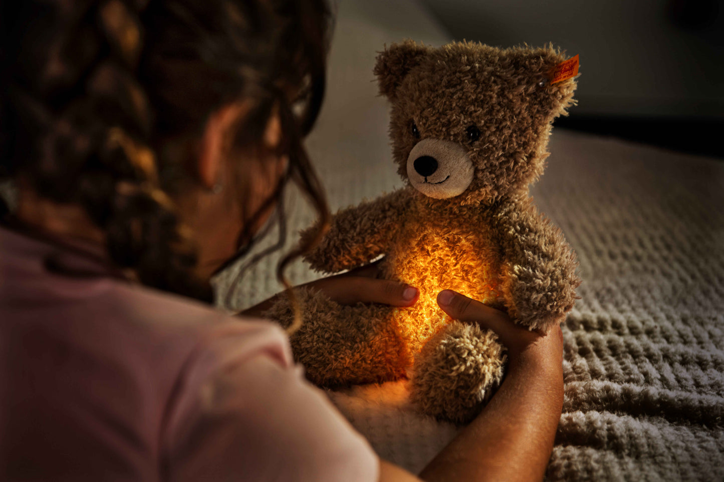 Steiff Teddybär Caspar 28cm Licht