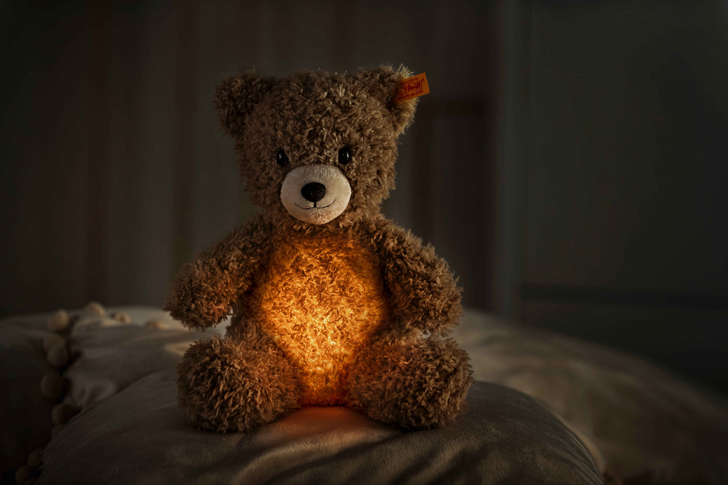 Steiff Teddybär Caspar 28cm Licht