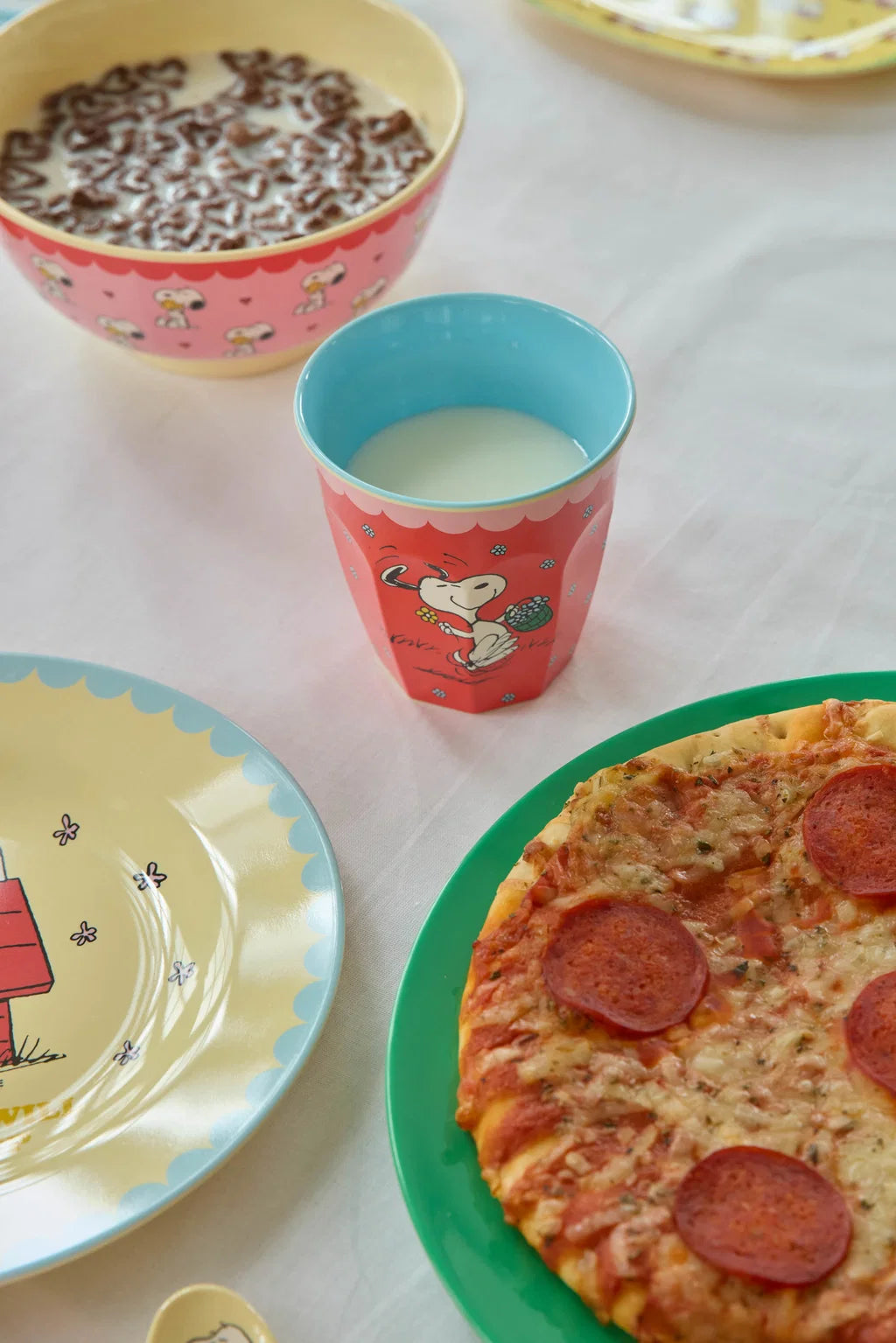 rice Melamin Becher 250ml - Rot Snoopy