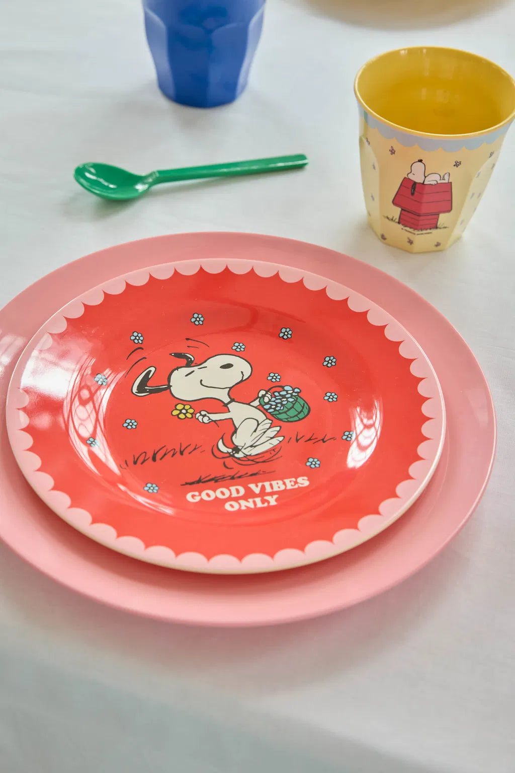 rice Melamin Becher 250ml - Cream Snoopy