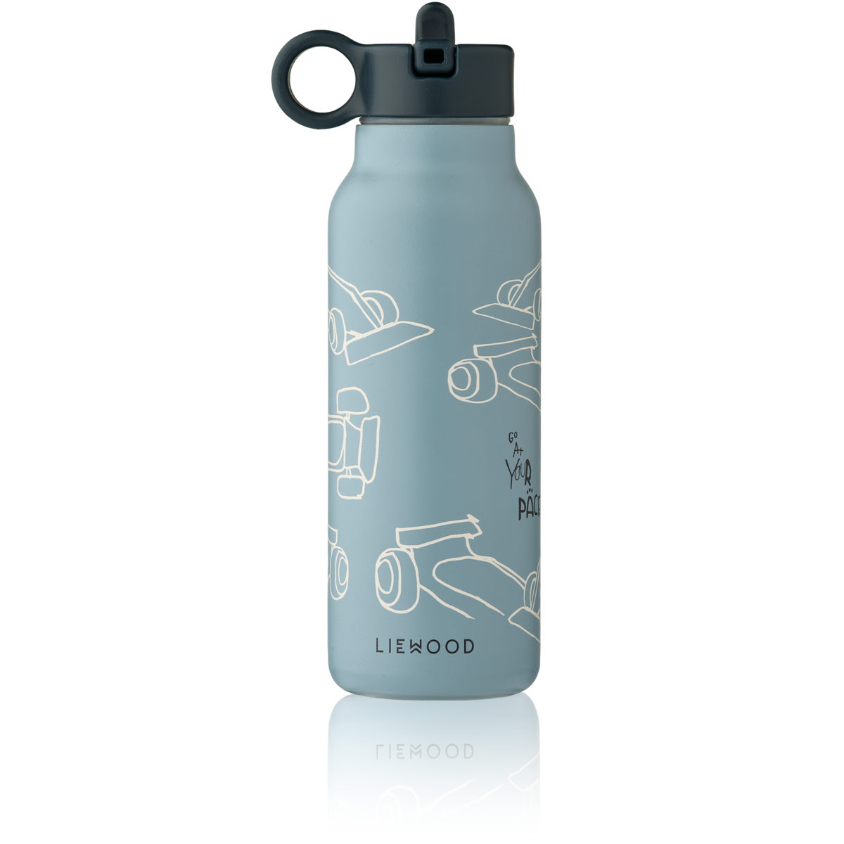 Liewood Falk Wasserflasche 350ml Rennwagen