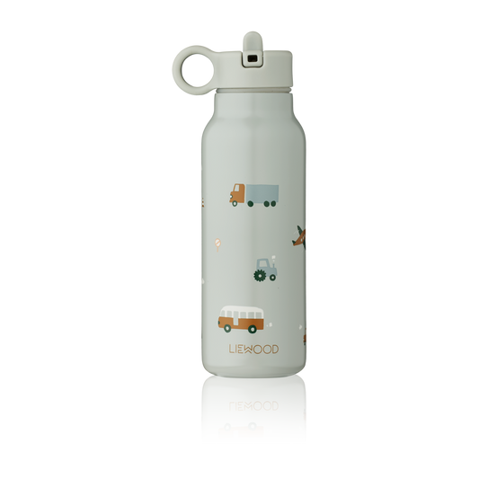 Liewood Trinkflasche Falk 350ml vehicles/dove blue mix