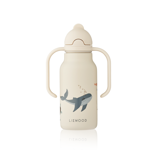 Liewood Trinkflasche Kimmie 250ml sea creature/sandy