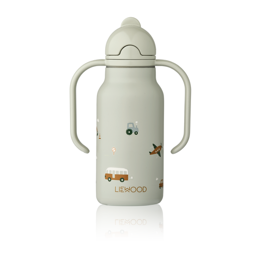 Liewood Trinkflasche Kimmie 250ml vehicles/dove blue