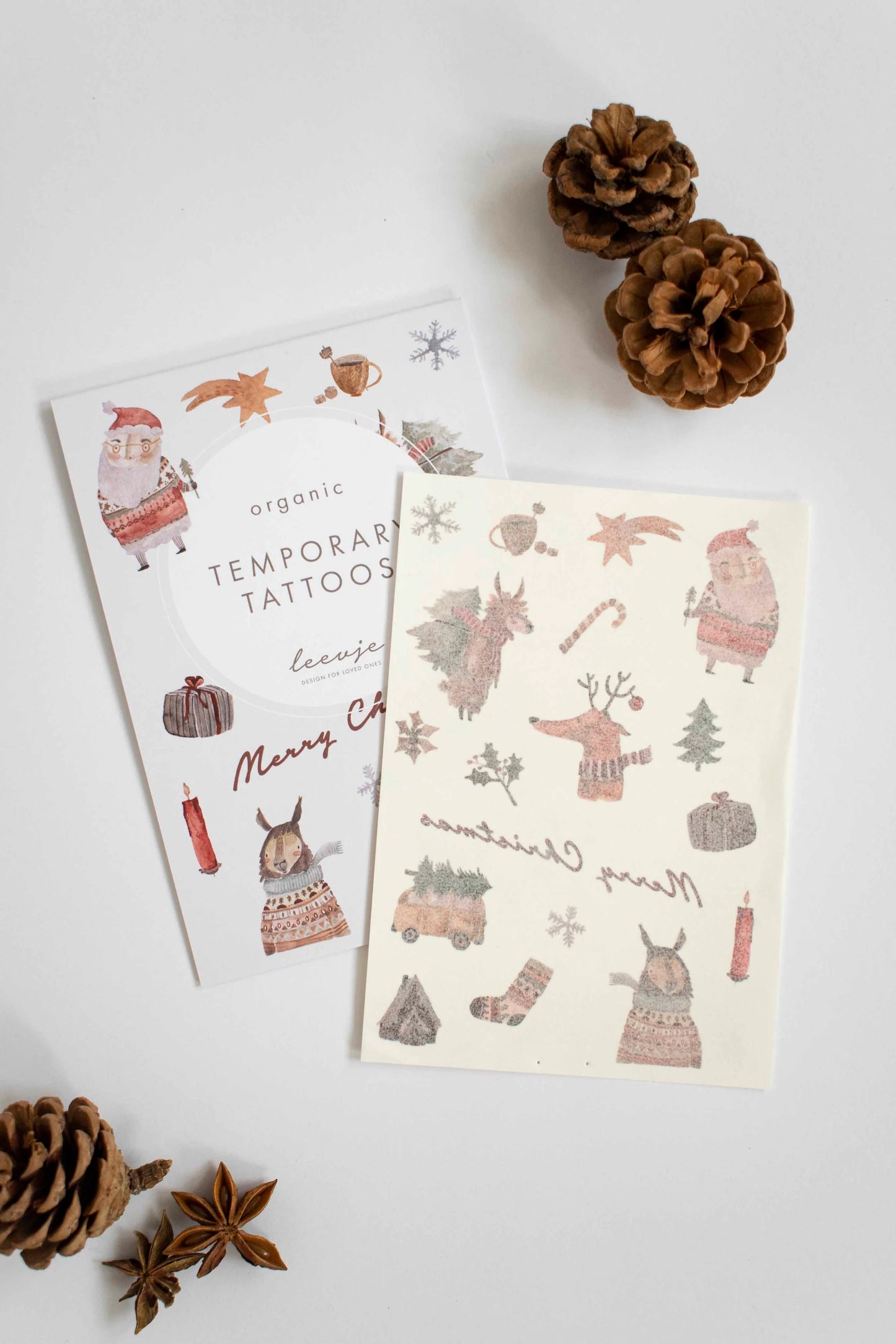 Leevje ORGANIC TATTOOS "CHRISTMAS"