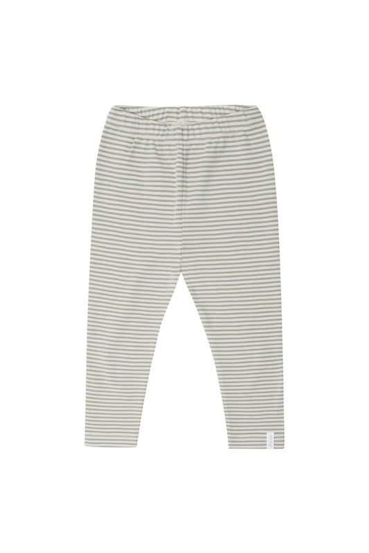 Leevje Leggings green stripes