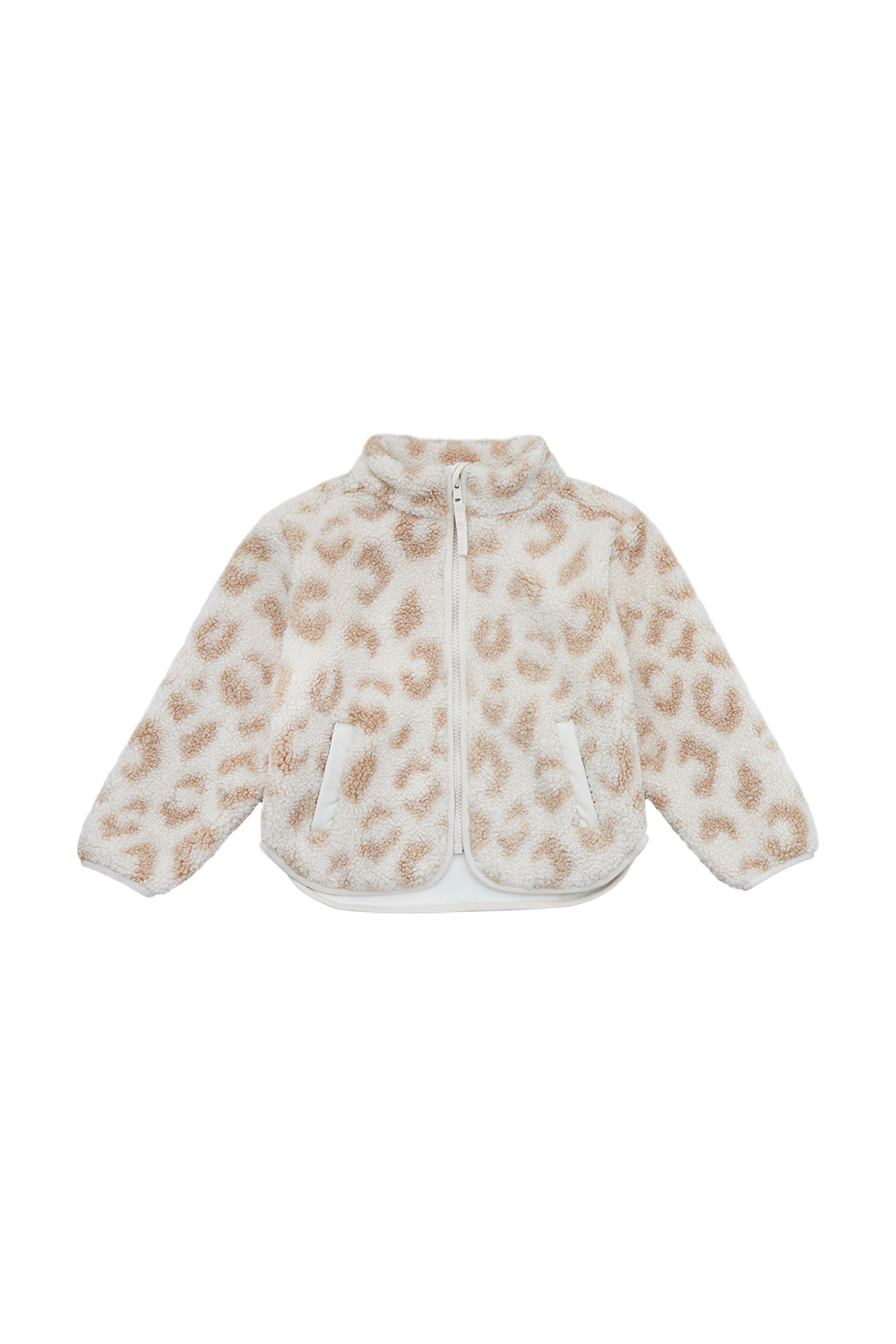 Leevje mini-me Leopard Teddyjacke für Kinder