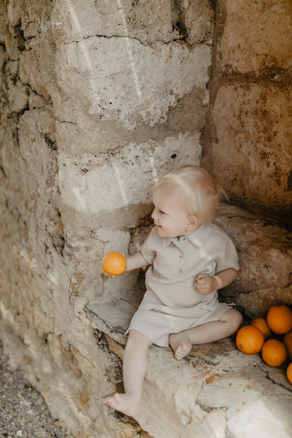 Leevje Poloshirt Strick