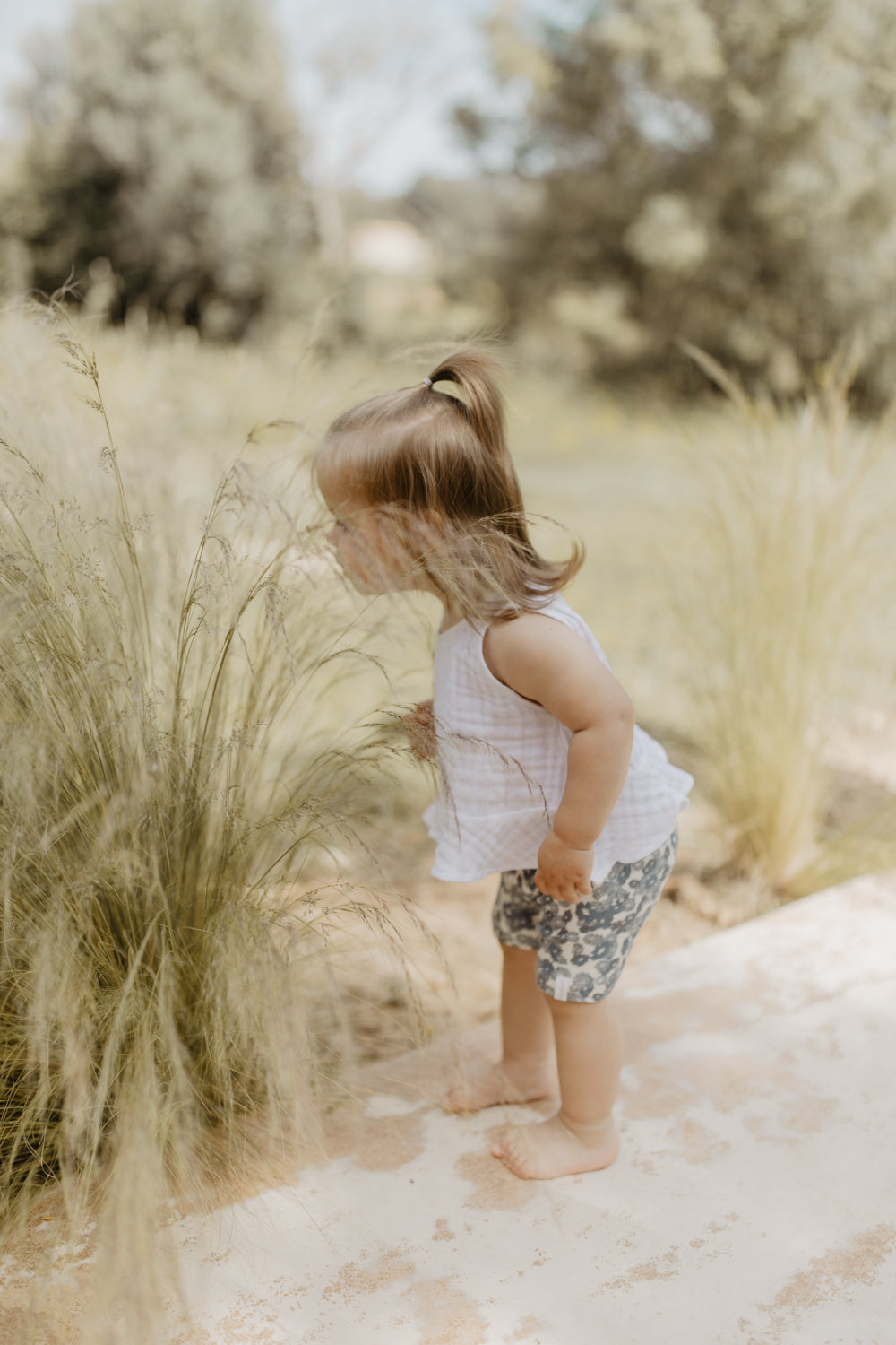 Leevje Rüschen Musselin Top