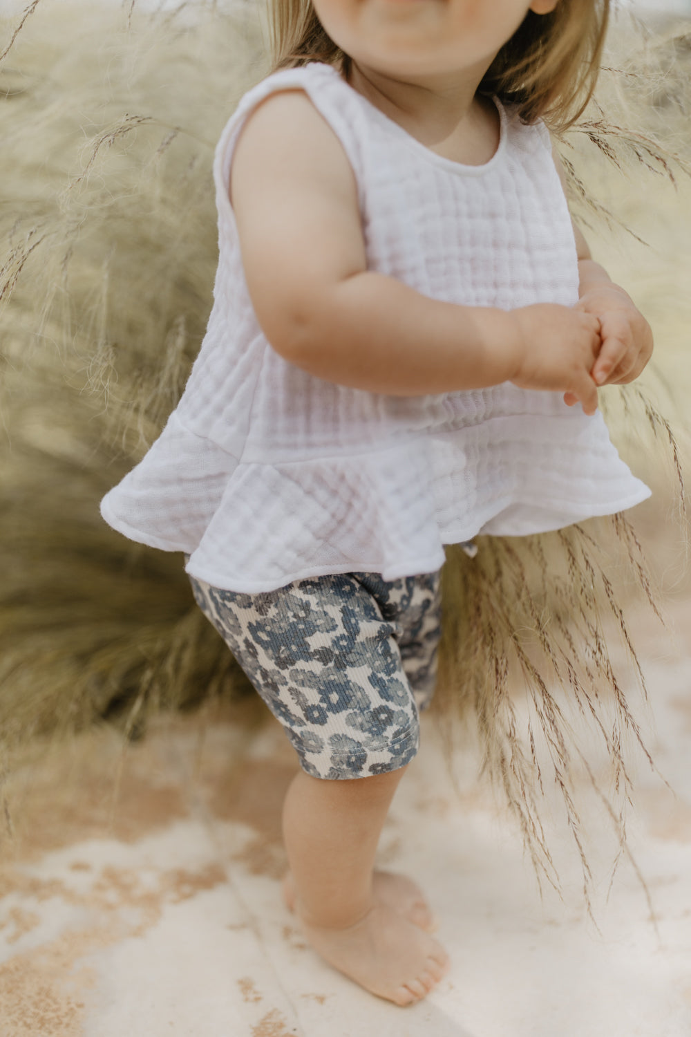 Leevje Rüschen Musselin Top