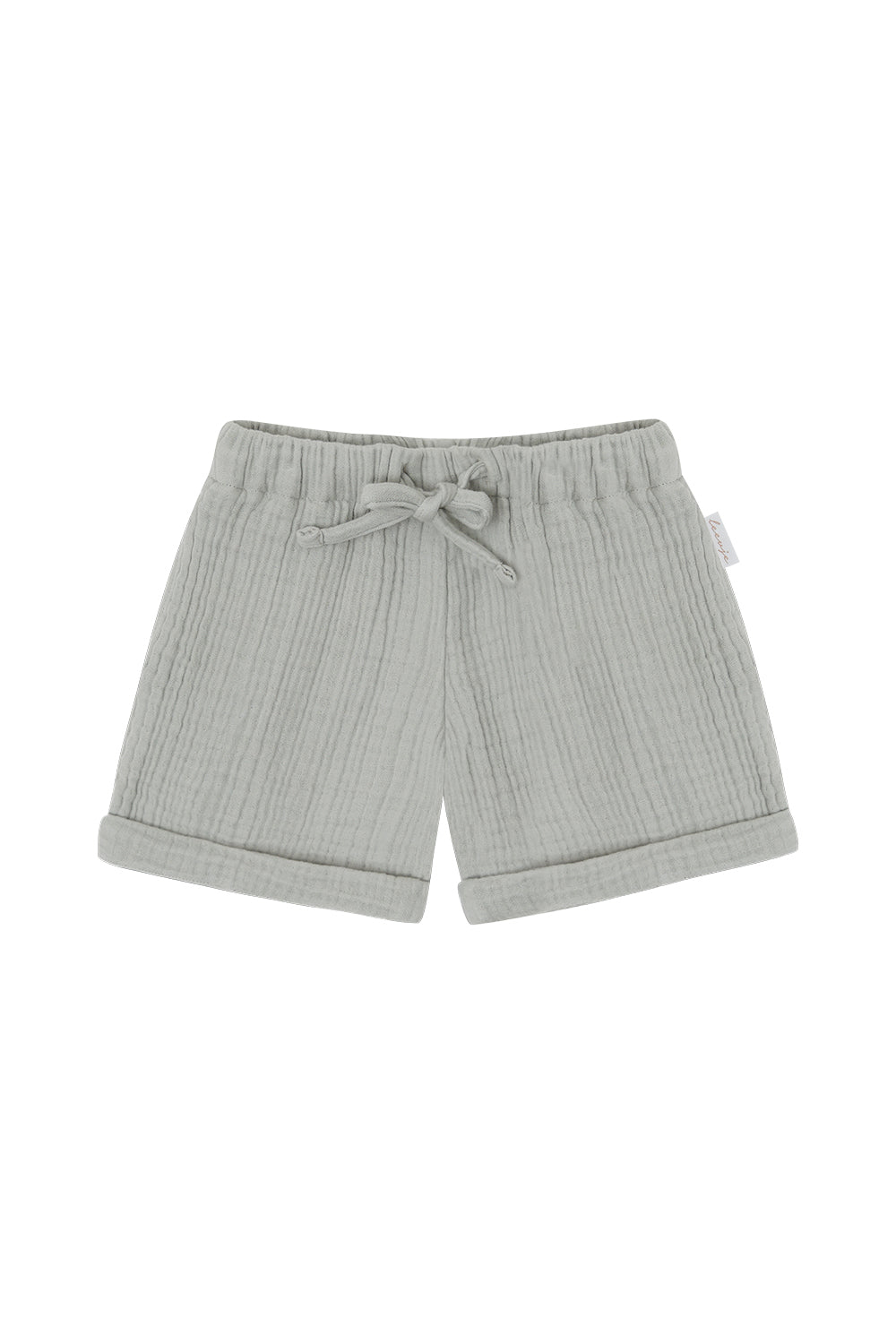 Leevje Musselin Shorts soft green