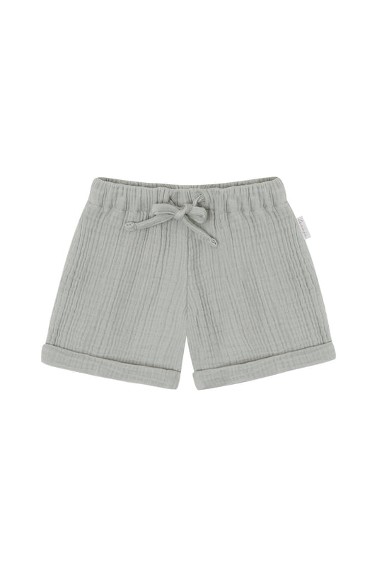 Leevje Musselin Shorts soft green