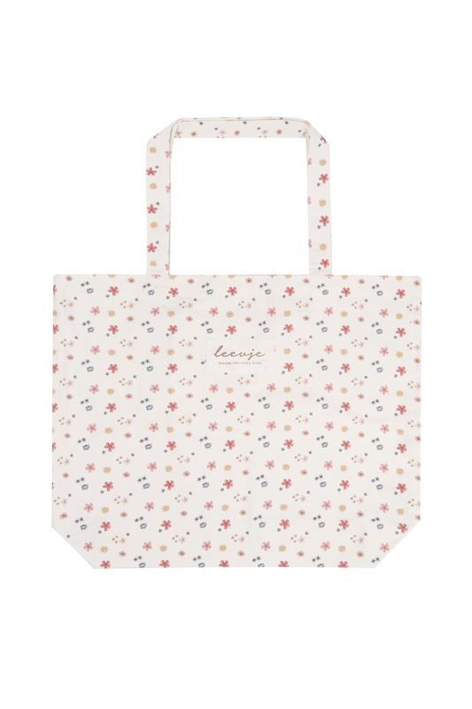 Leevje große Tragetasche mit Blumenmuster