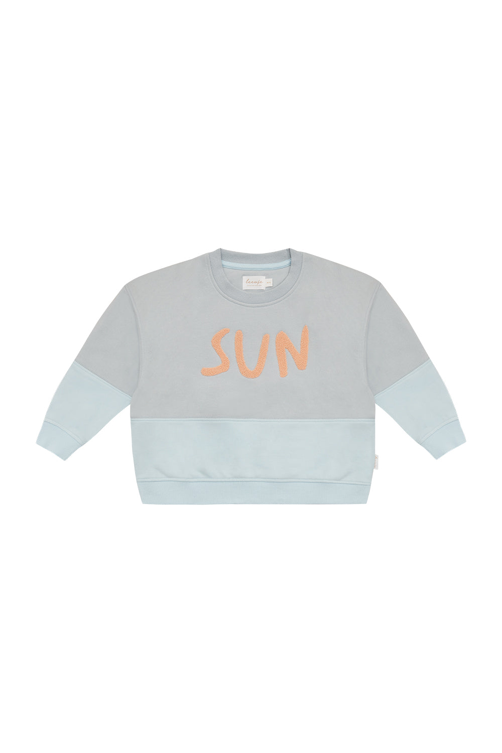 Leevje Oversized Sweatshirt Sun clearblue