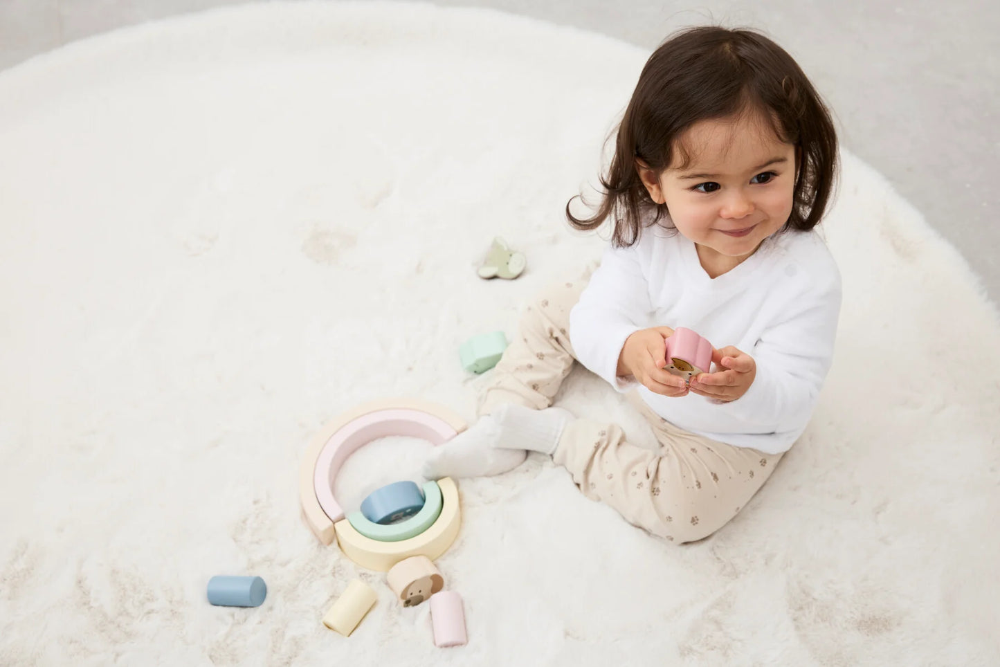 Sterntaler Holzbausteine rosa