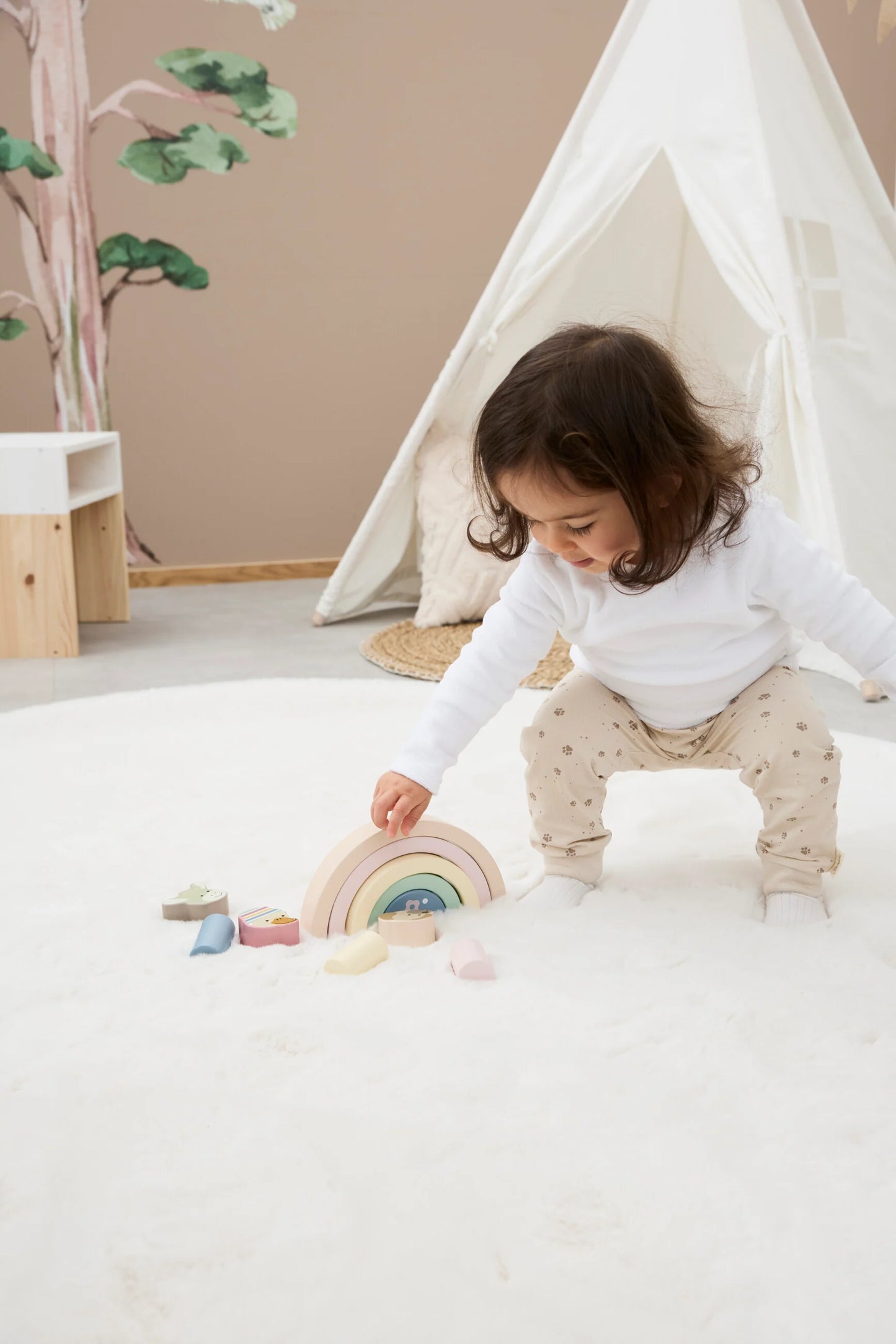 Sterntaler Holzbausteine rosa