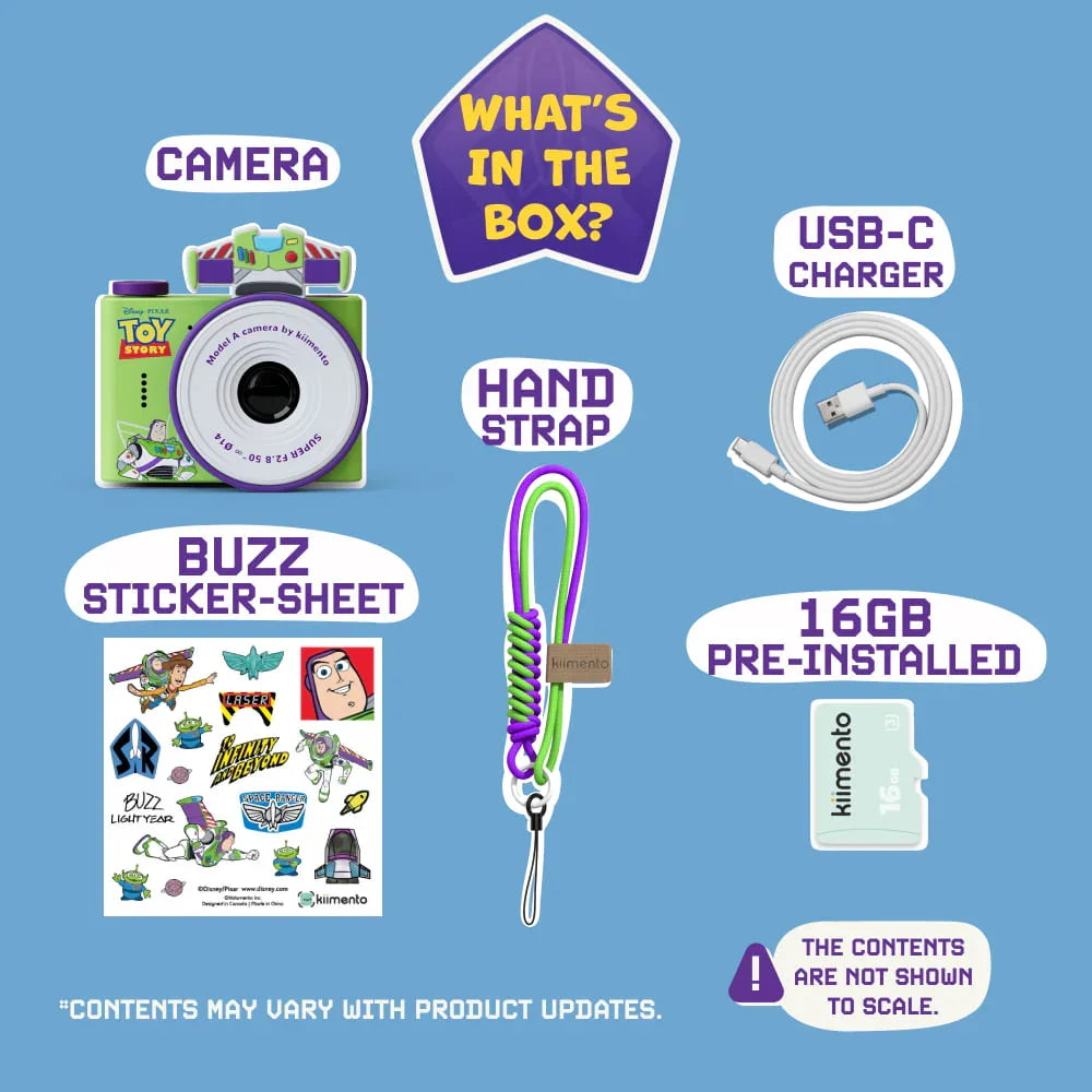 kiimento Disney Toy Story Buzz Lightyear Mini-Kamera