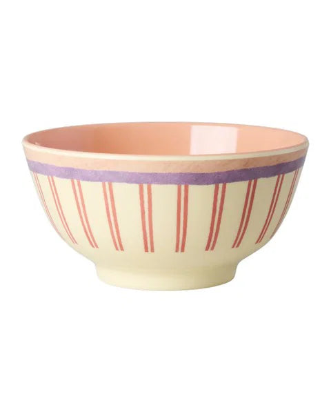 rice Melamin Schüssel mit Stripey Love Print