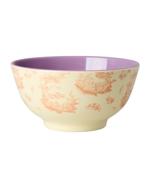 rice Melamin Schüssel mit toile de rice print