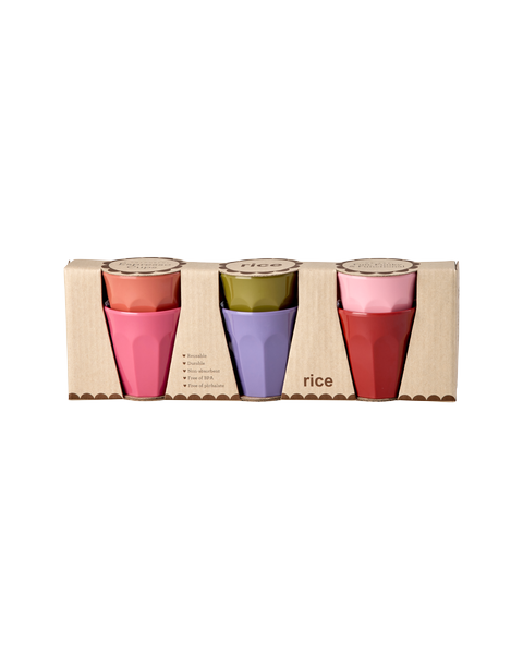 rice Melaminbecher Espresso 6er Pack - 80ml