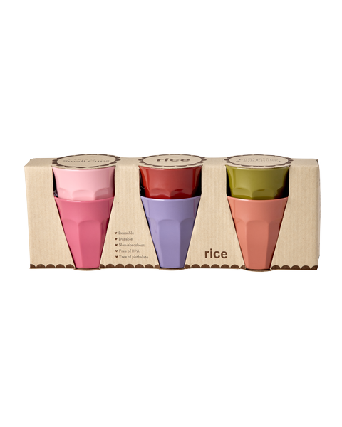 rice Melaminbecher 6er Pack - 160ml