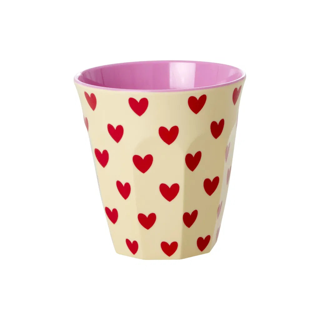 rice Melamin Becher 250ml - Crème - Darling Hearts